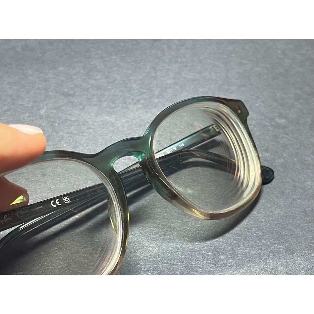 Ray-Ban RB 5417 8252 Green Brown Gradient Phantos Frames 52-19 145 - Picture 9 of 12